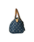 Neo Speedy 25 Monogram Denim Blue DB SP0075, side view